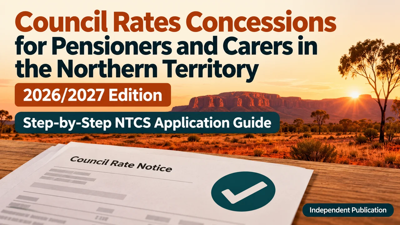 NT Pensioner Rates Concessions — NTCS Application Guide