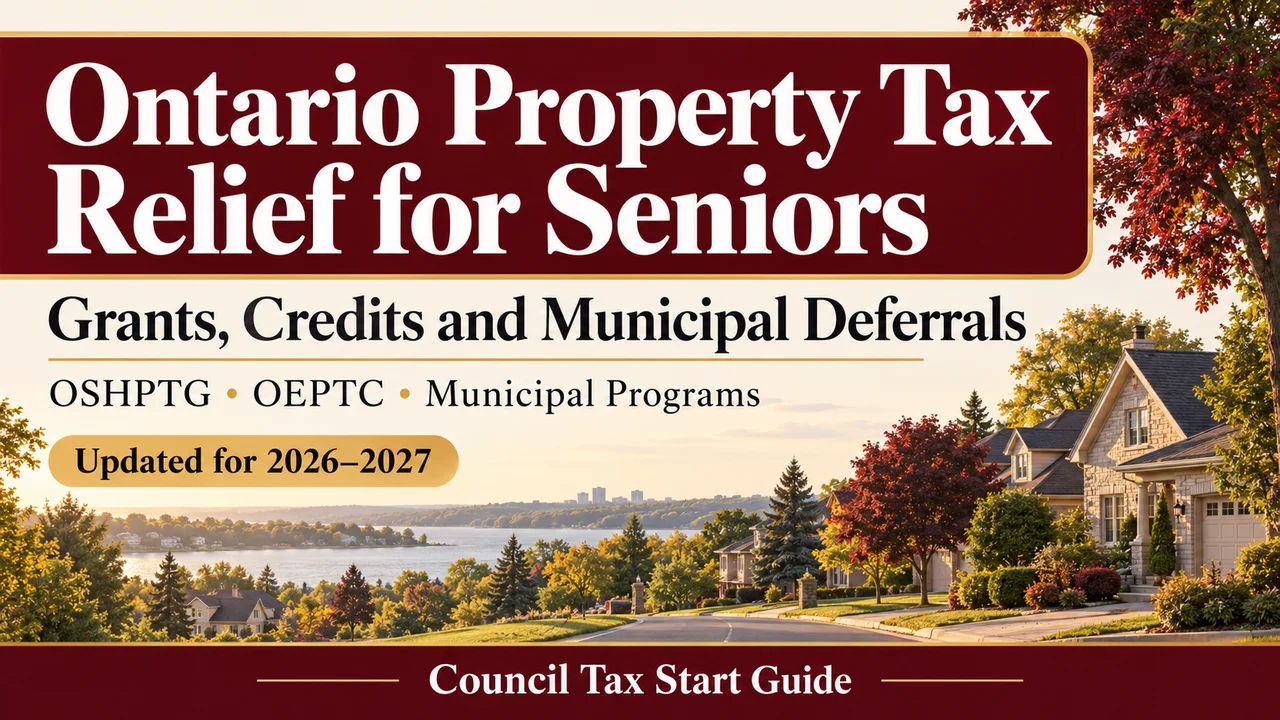 Ontario Seniors Property Tax Relief — Grants, Credits & Deferrals