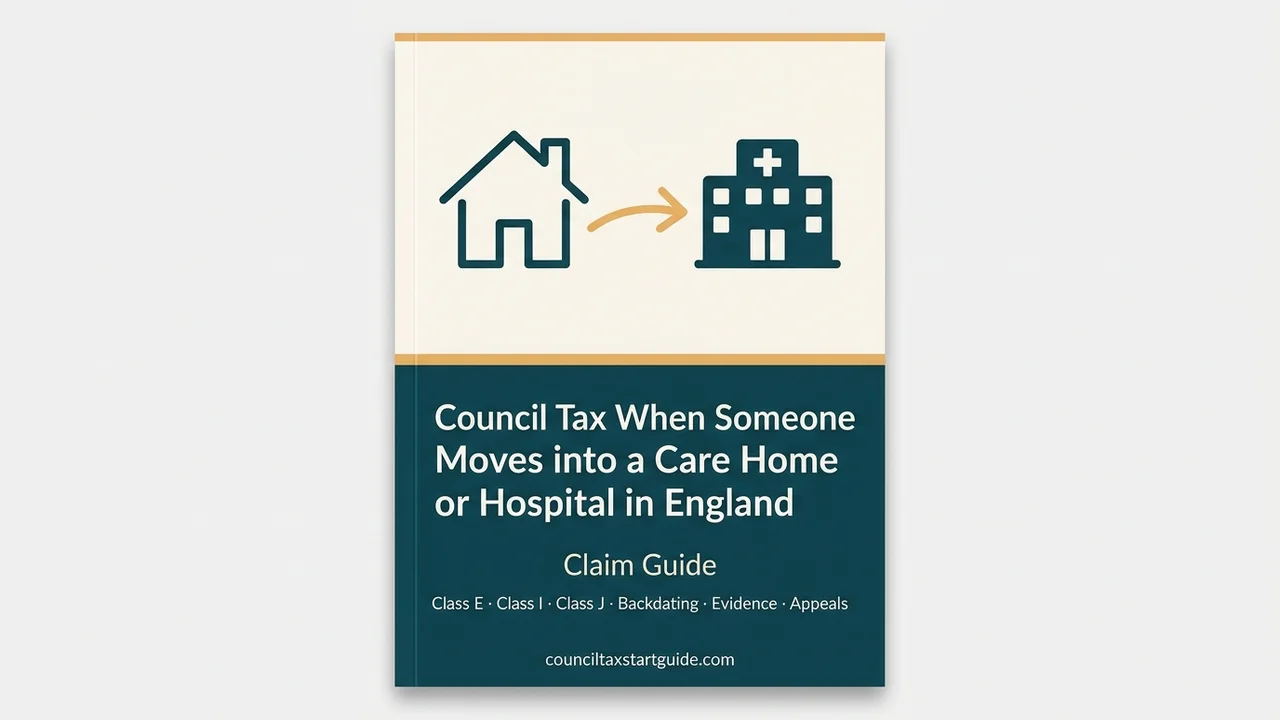 England Care Home & Hospital Council Tax Exemption — Claim Guide