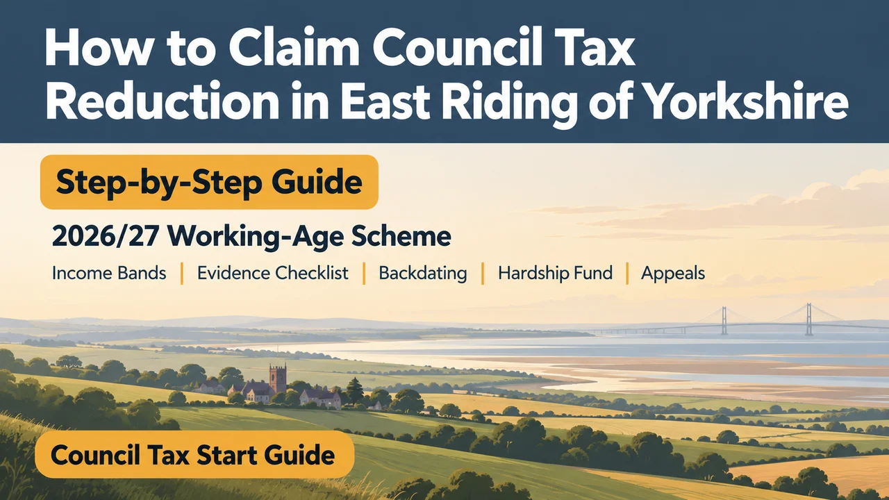 East Riding Council Tax Reduction — Claim Your Support