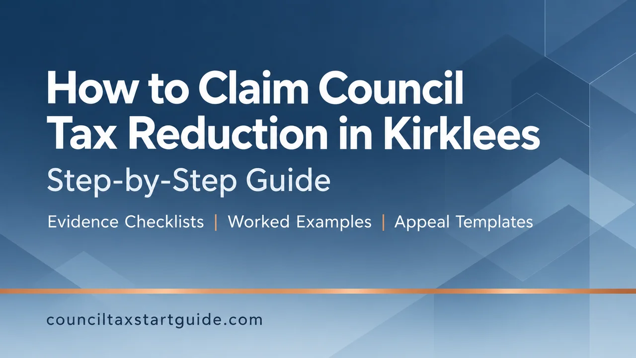 Kirklees Council Tax Reduction — Claim Every Penny You're Owed