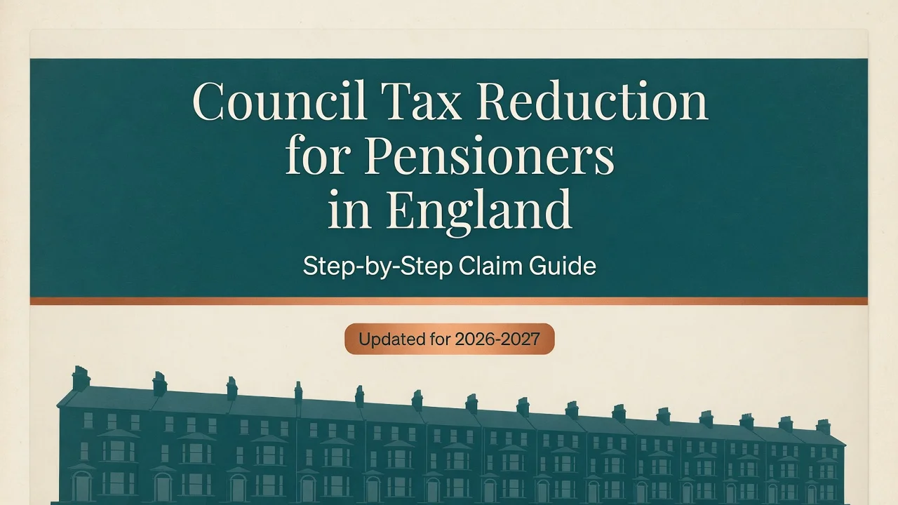 England Pensioner Council Tax Reduction — Claim Up to 100% Off