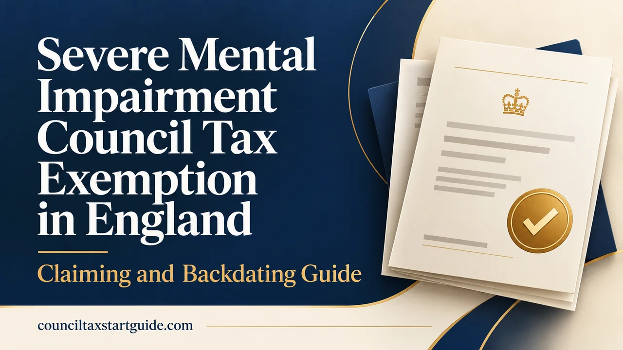 England SMI Council Tax Exemption — Claim, Backdate, Challenge