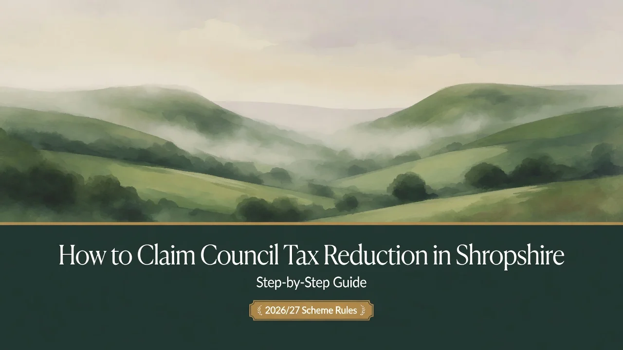 Shropshire Council Tax Reduction — Claim Step by Step