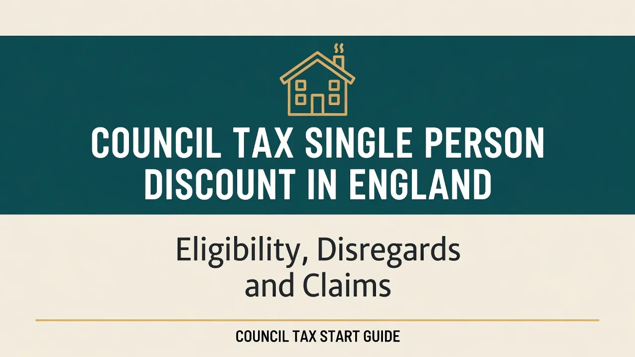 England Single Person Discount — Claim, Backdate and Challenge