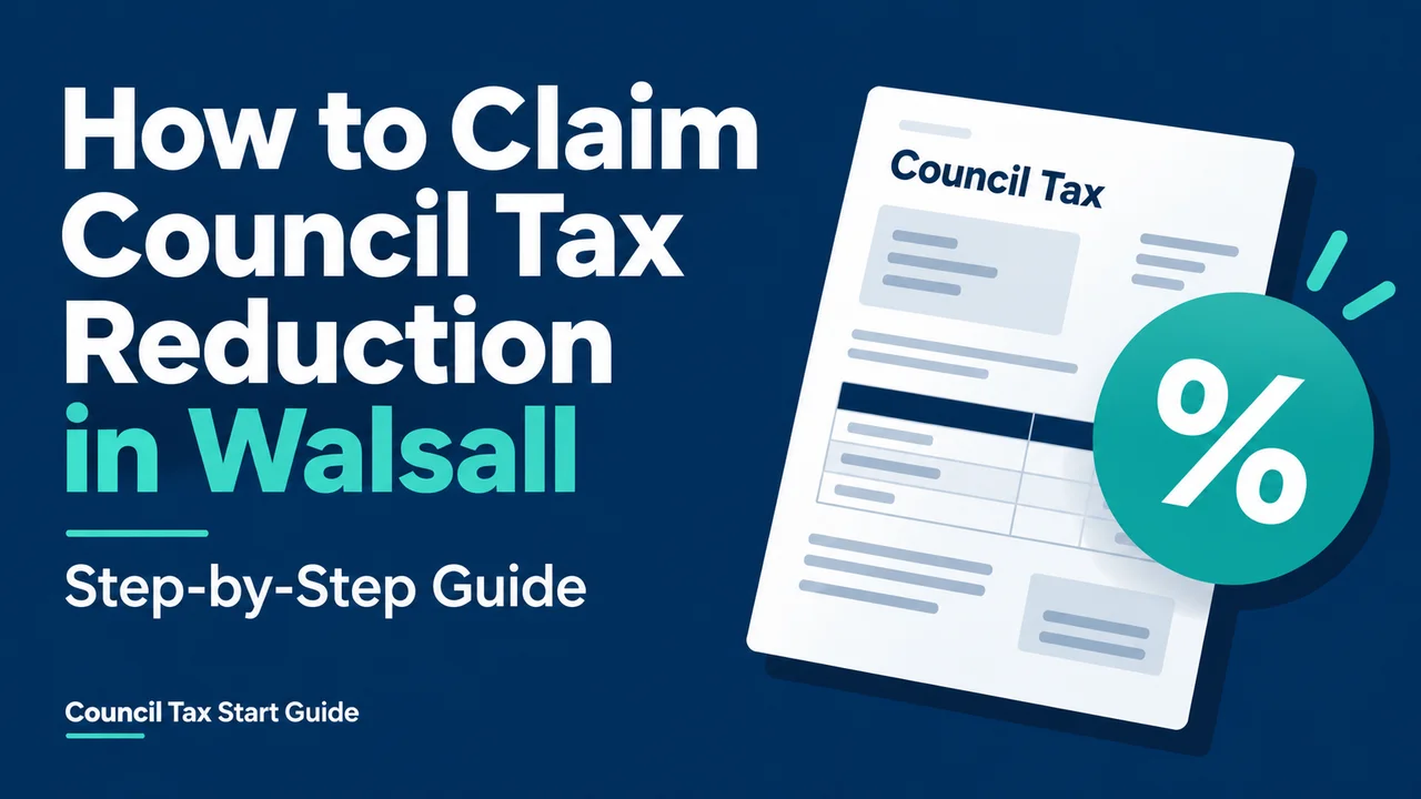 Walsall Council Tax Reduction — Claim Step by Step