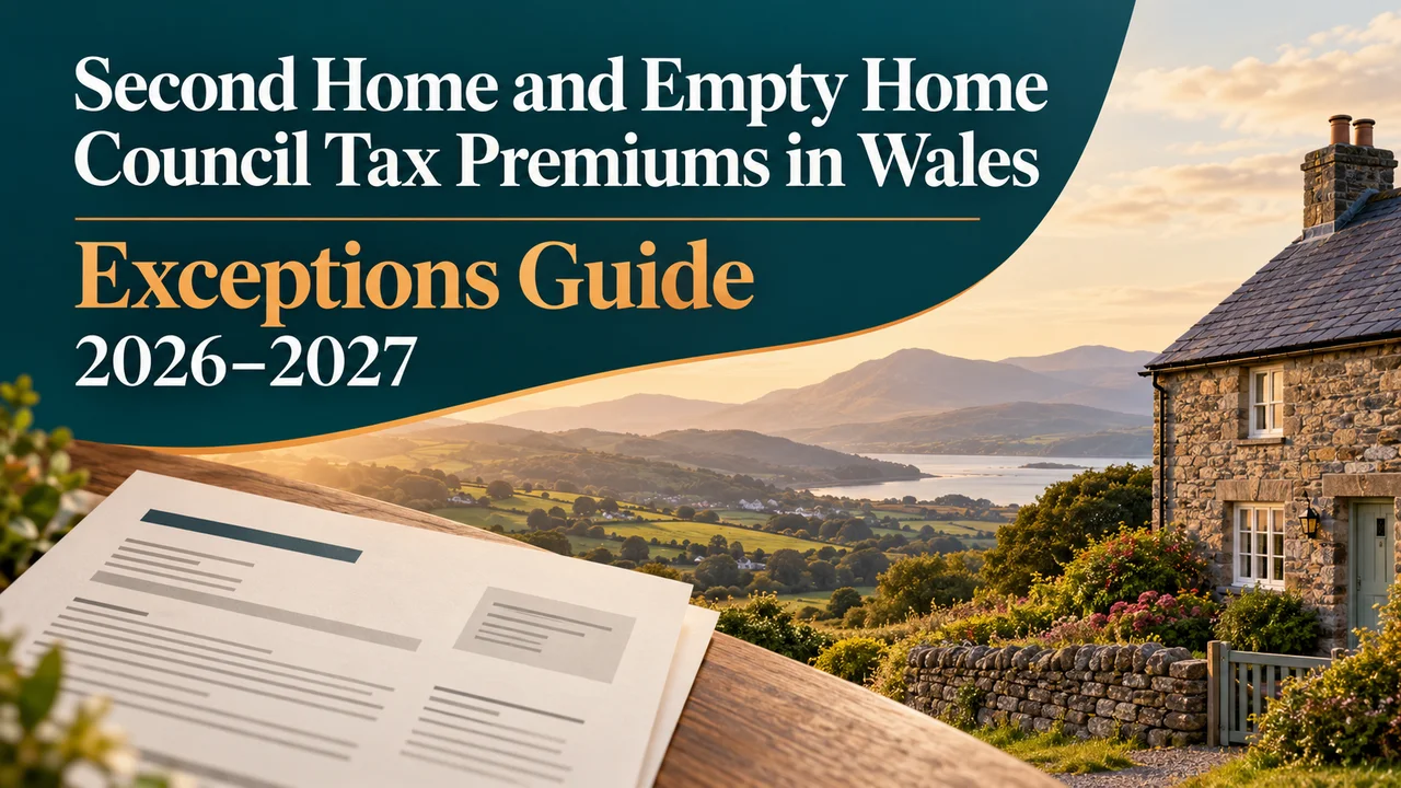 Wales Second Home & Empty Home Premiums — Navigate Every Exception